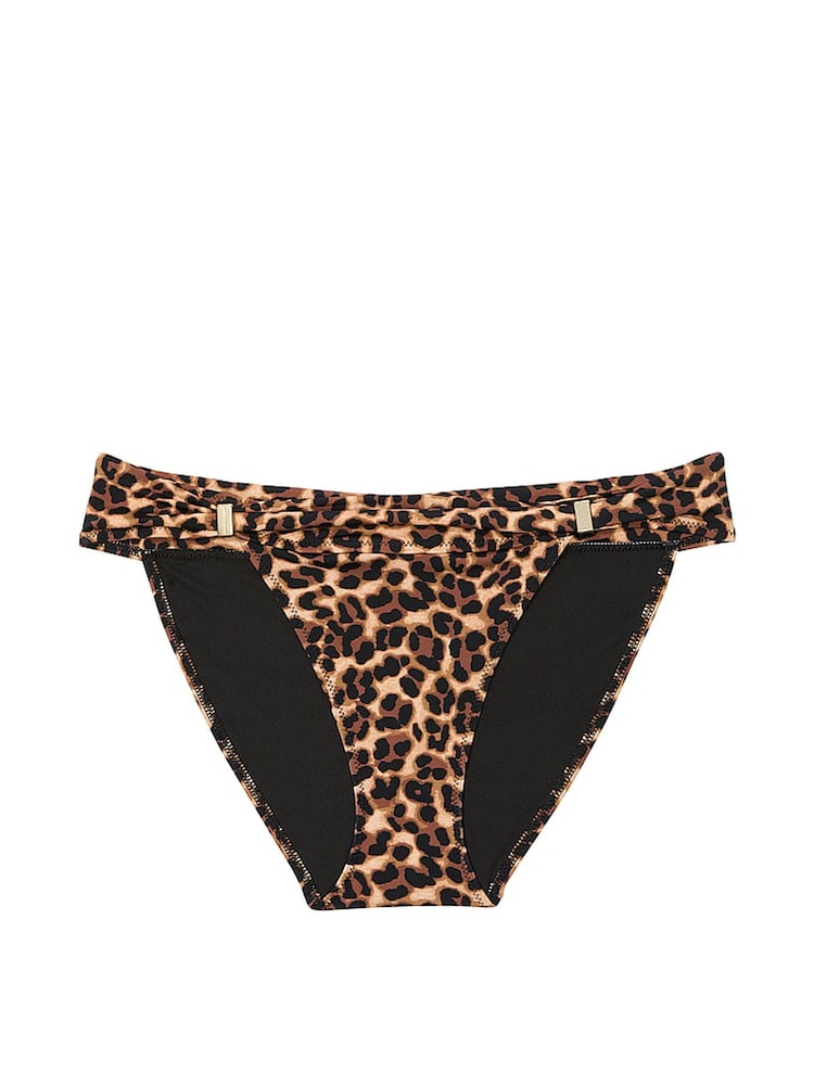 Victoria's Secret Brown Leopard Bikini Bottoms - Image 3 of 3