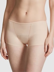 Victoria's Secret Pink Marzipan Nude Boyshort Period Knickers - Image 1 of 2