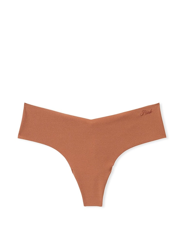 Victoria's Secret PINK Caramel Nude Thong No Show Knickers - Image 3 of 3 Victoria's Secret PINK Caramel Nude Thong No Show Knickers - Image 3 of 3