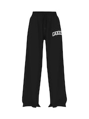 Victoria's Secret PINK Black Fleece Joggers - Image 4 of 4