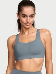 Victoria's Secret Dark Steel Grey Back Close Featherweight Max™ High Support Sports Bra - Image 1 of 3