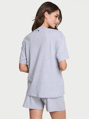 Victoria's Secret Medium Heather Grey Cotton Pyjamas Set - Image 2 of 3