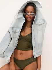 Victoria's Secret PINK Green Bralette Bra Top - Image 3 of 4