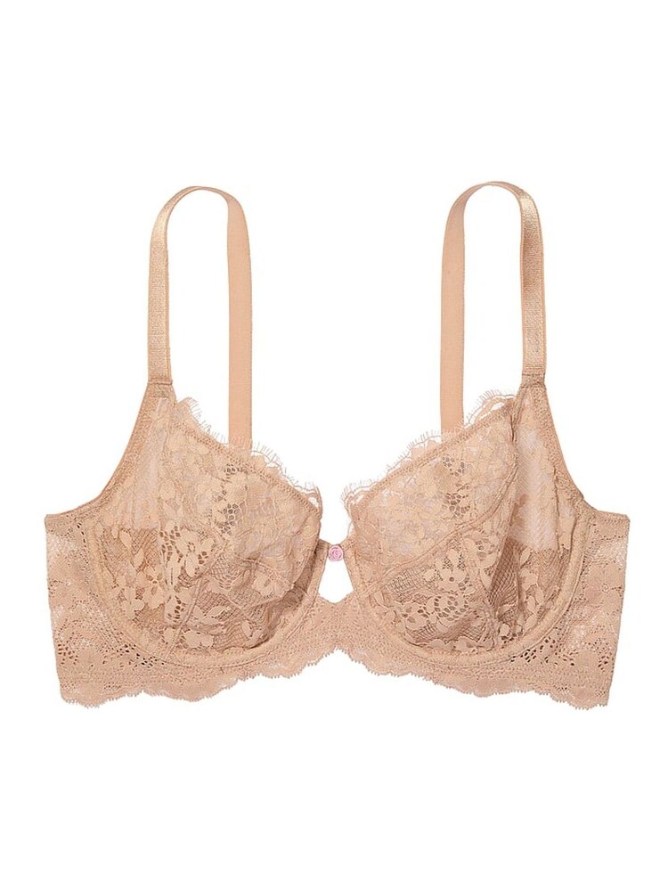 Victoria's Secret Praline Nude Full Cup Support Lace Bra - Image 3 of 3