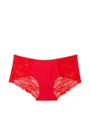 Victoria's Secret PINK Red Pepper Hipster No Show Lace Trim Knickers - Image 3 of 3