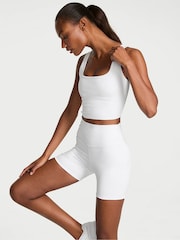 Victoria's Secret White Incredible Coverage™ 5" Bike Shorts - Image 1 of 2