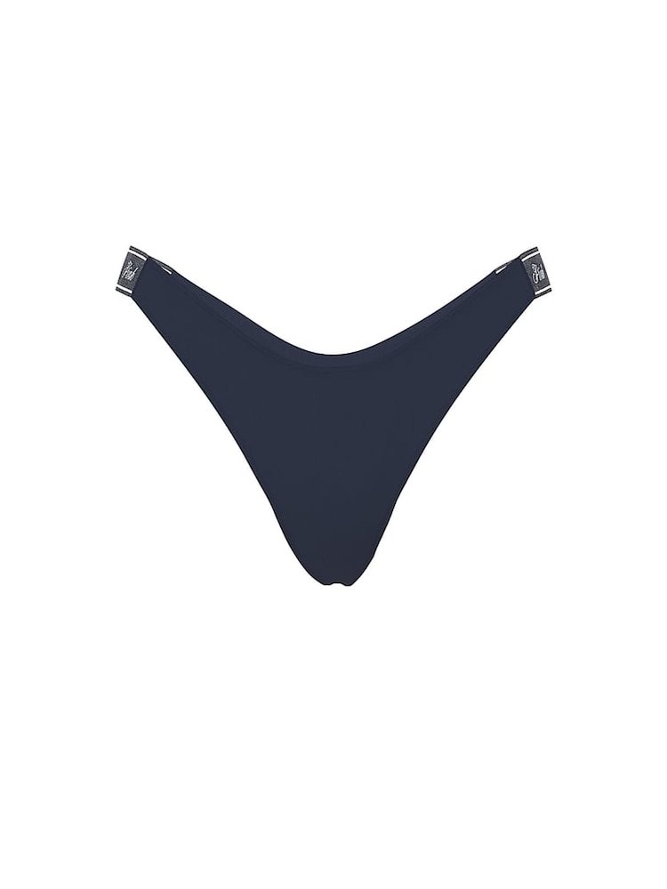 Victoria's Secret PINK Noir Navy Blue Cotton Logo Knickers - Image 3 of 3 Victoria's Secret PINK Noir Navy Blue Cotton Logo Knickers - Image 3 of 3