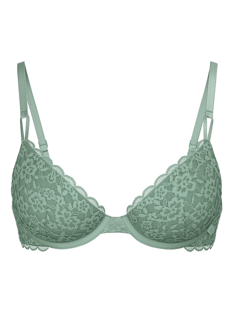 Victoria's Secret Seasalt Green Demi Sexy T-Shirt Lace Bra - Image 1 of 2 Victoria's Secret Seasalt Green Demi Sexy T-Shirt Lace Bra - Image 1 of 2