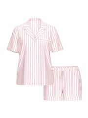 Victoria's Secret Pretty Blossom Pink Iconic Stripe Modal Short Pyjamas Set - Image 3 of 3