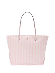 Victoria's Secret Iconic Stripe Pink Tote Bag - Image 1 of 3
