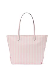 Victoria's Secret Iconic Stripe Pink Tote Bag - Image 2 of 3