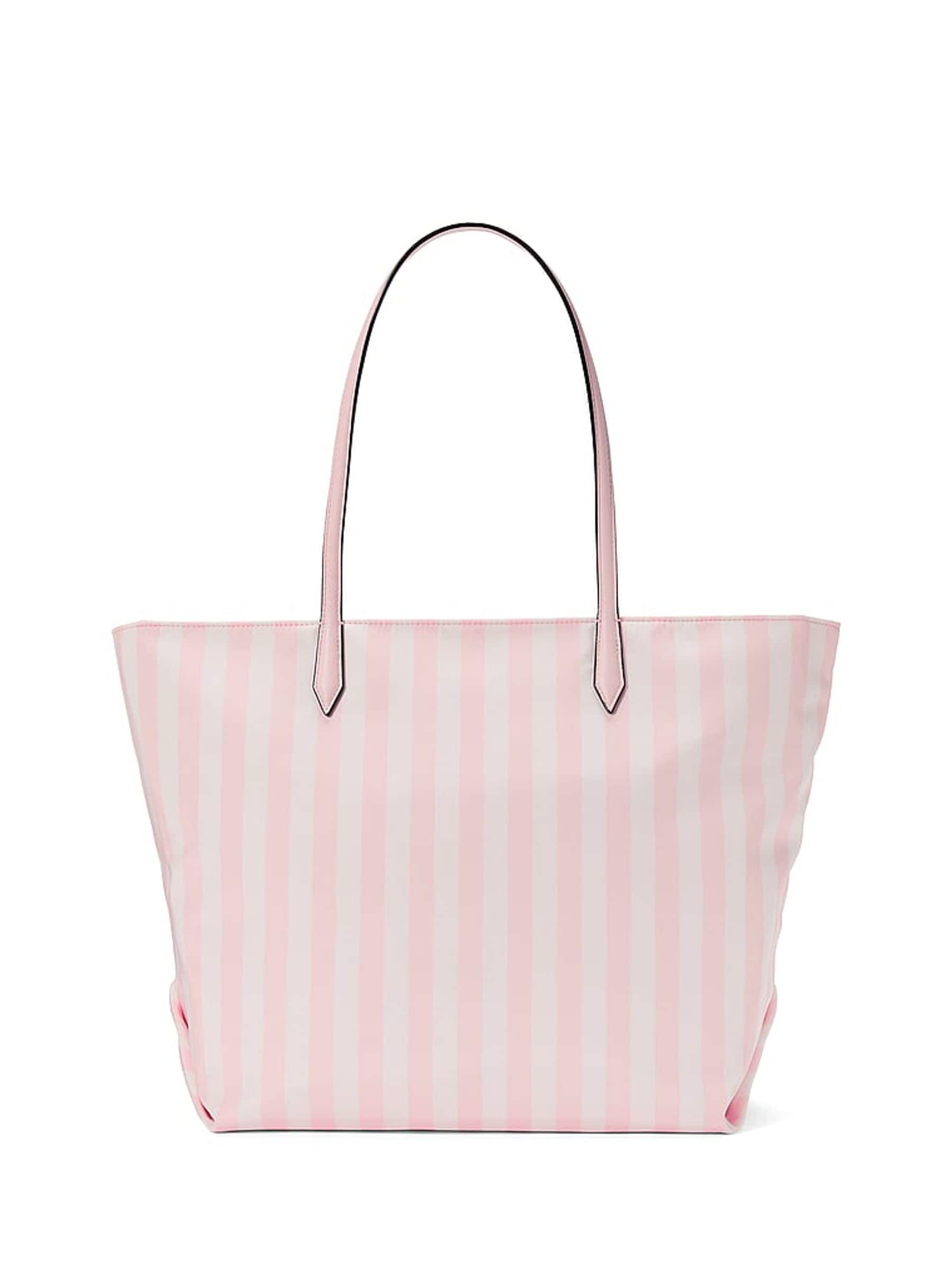 新品 Victoria's Secret ピンク ストライプ ラージトートバッグ Buy Victoria's Secret Iconic Stripe Pink Tote Bag from the Next UK