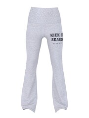 Victoria's Secret PINK Medium Heather Grey Foldover Leggings - Image 1 of 1