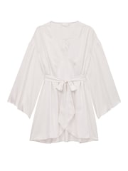 Victoria's Secret White Satin Short Robe - Image 4 of 4