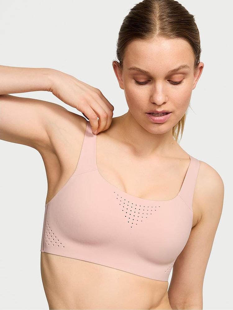 Victoria's Secret Bare Pink Back Close Featherweight Max™ High Support Sports Bra - Image 1 of 3