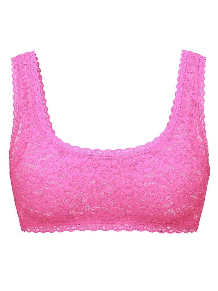 Victoria's Secret Ultra Pink Bralette Sexy T-Shirt Lace Scoop - Image 1 of 2