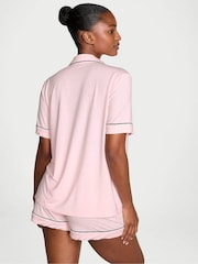 Victoria's Secret Angel Pink With Black Piping Modal Short Pyjamas Set - Image 2 of 3