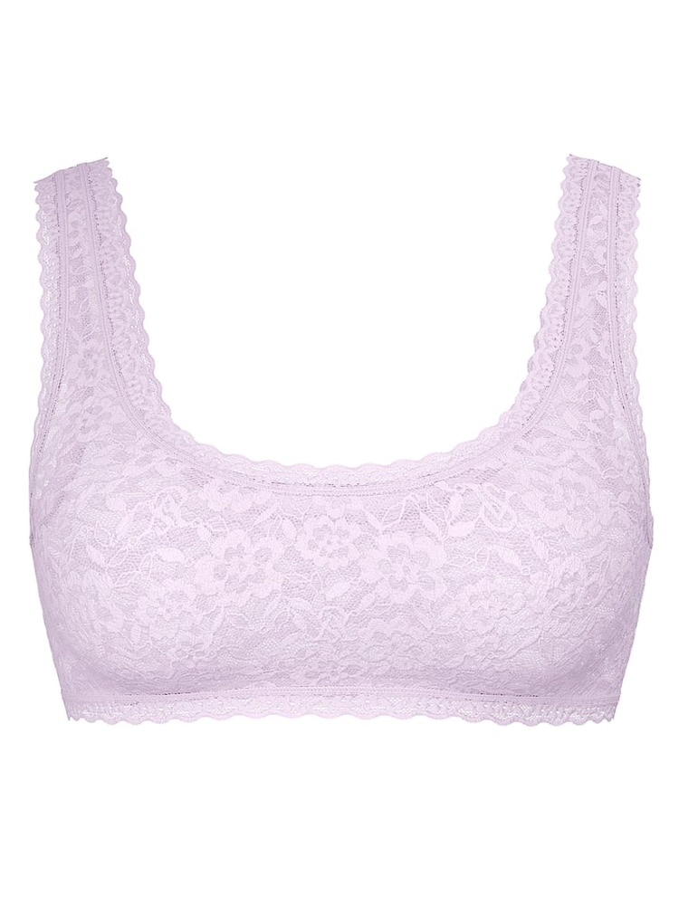 Victoria's Secret Delicate Violet Purple Bralette Sexy T-Shirt Lace Scoop - Image 1 of 2