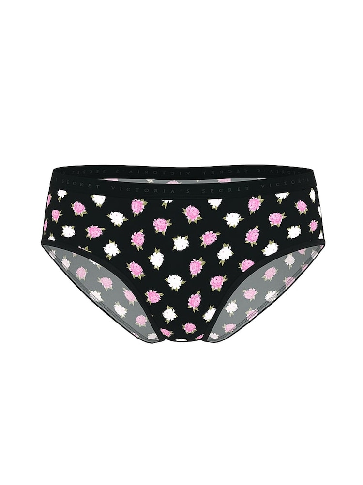 Victoria's Secret Black Scattered Floral Hipster Knickers - Image 3 of 3