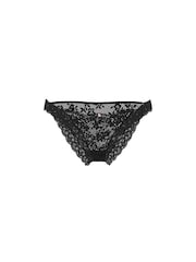 Victoria's Secret Black Bikini Lace Knickers - Image 3 of 3