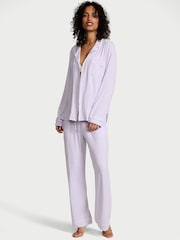 Victoria's Secret Heather Lavender Purple Modal Long Pyjamas Set - Image 1 of 4
