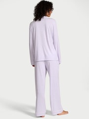 Victoria's Secret Heather Lavender Purple Modal Long Pyjamas Set - Image 2 of 4
