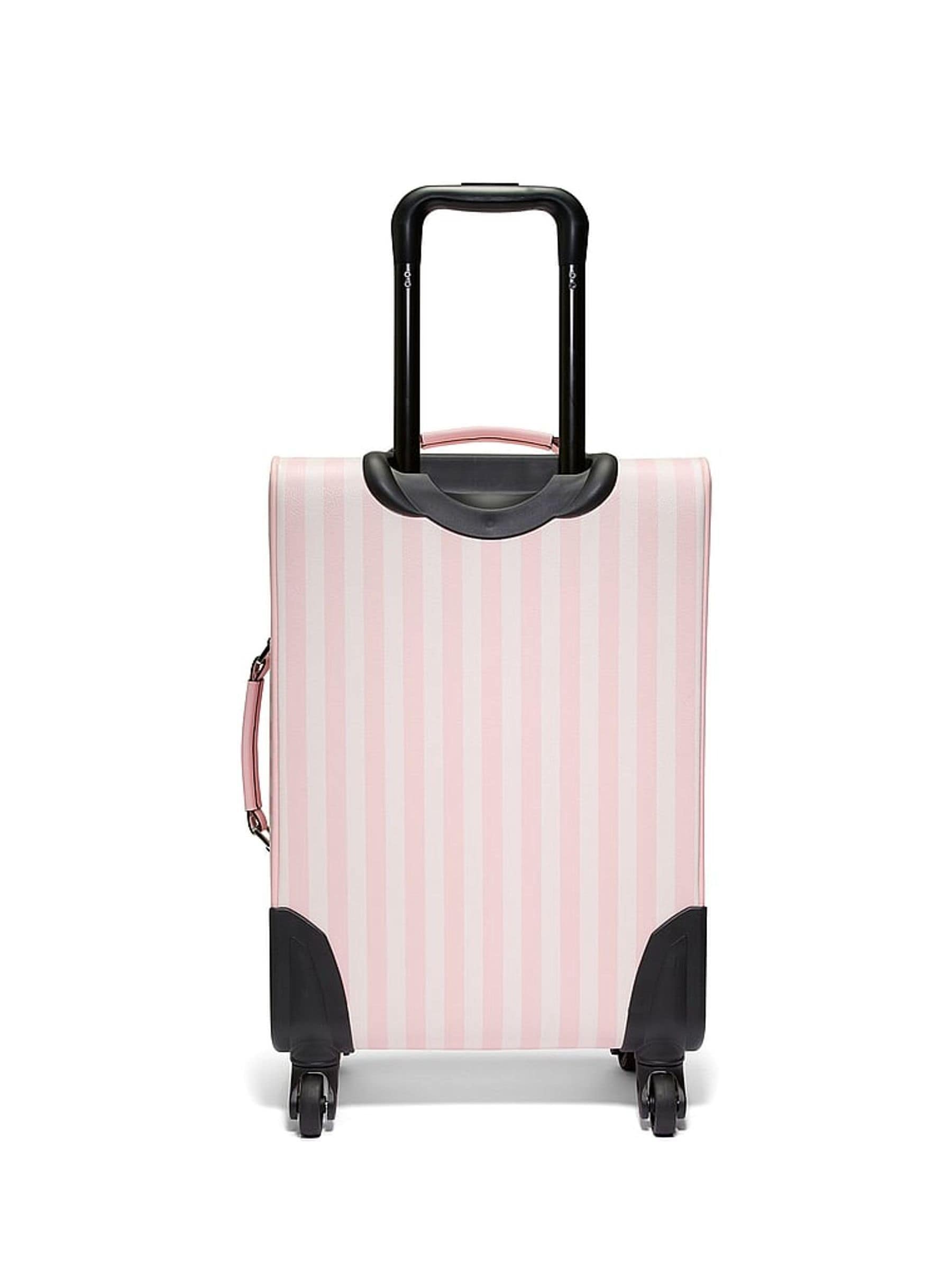 Buy Victoria's Secret Iconic Stripe Pink Carry On Suitcase from