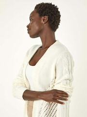Roman Edge To Edge Lightweight Knit Cardigan - Imagem 1 de 5