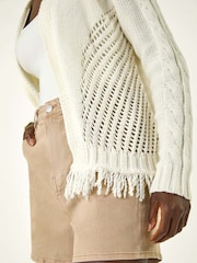 Roman Edge To Edge Lightweight Knit Cardigan - Imagem 5 de 5