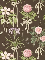 Sanderson Morel Mantle Cupids Beau Wallpaper Sample - Image 1 of 1