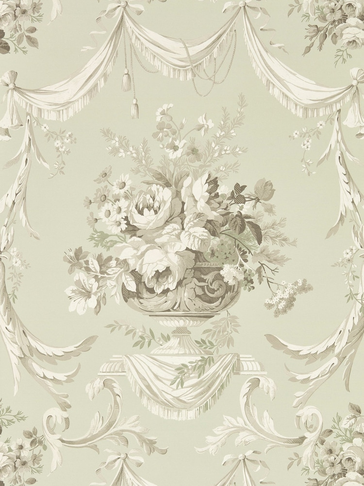Sanderson Celadon Andromeda`s Cup Giles Deacon Wallpaper Sample - Image 1 of 1