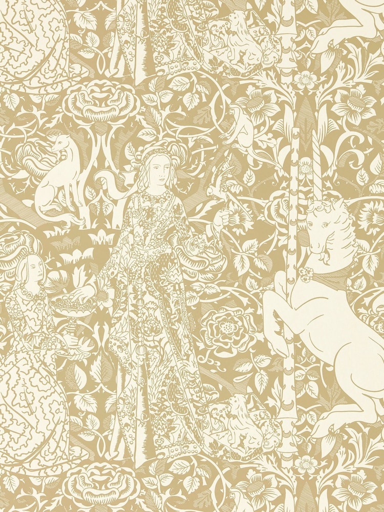 Sanderson Bone Alabaster Aurelia`s Grail Giles Deacon Wallpaper Sample - Image 1 of 1