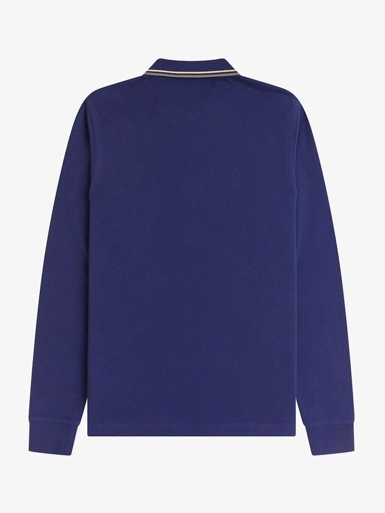 Fred Perry Blue Sleeve Twin Tipped Polo Shirt - Image 7 of 7