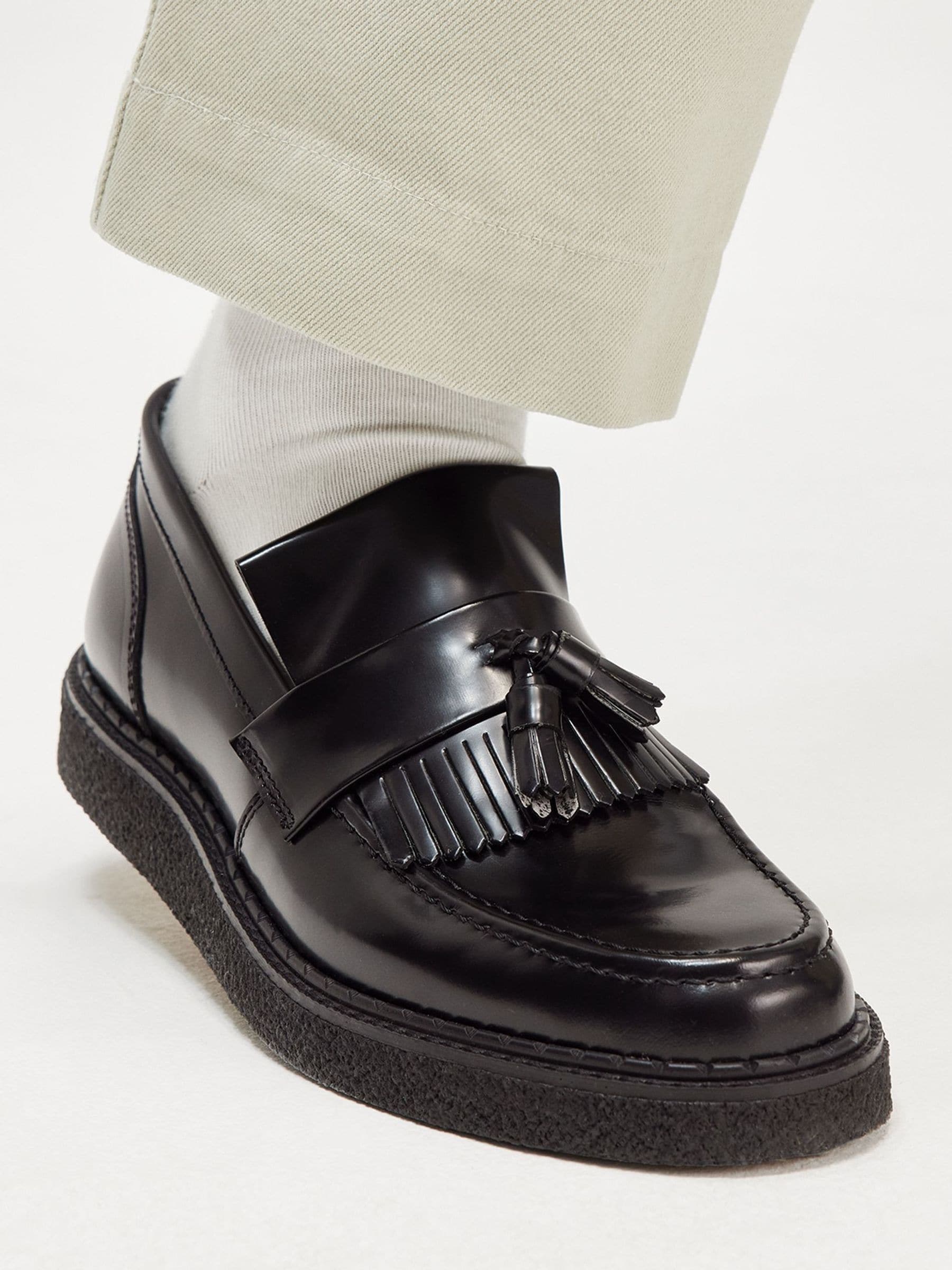 Buy Fred Perry Black GC X FP Tassel Loafers from Next USA