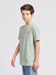 Lee Green Boys Badge 100% Cotton T-Shirt - Image 4 of 8