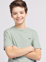 Lee Green Boys Badge 100% Cotton T-Shirt - Image 5 of 8