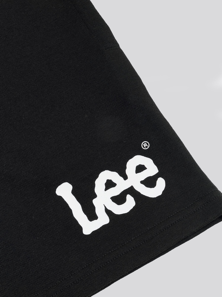 Lee Black Wobbly Graphic Shorts - Image 8 of 8 Lee Black Wobbly Graphic Shorts - Image 8 of 8