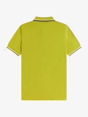 Fred Perry Yellow Twin Tipped Polo Shirt - Image 2 of 2