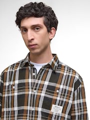 Barbour® Green Hanley Relaxed Checked Shirt - Image 3 of 5
