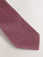 Blue Italian Silk Design Tie - Image 2 of 3