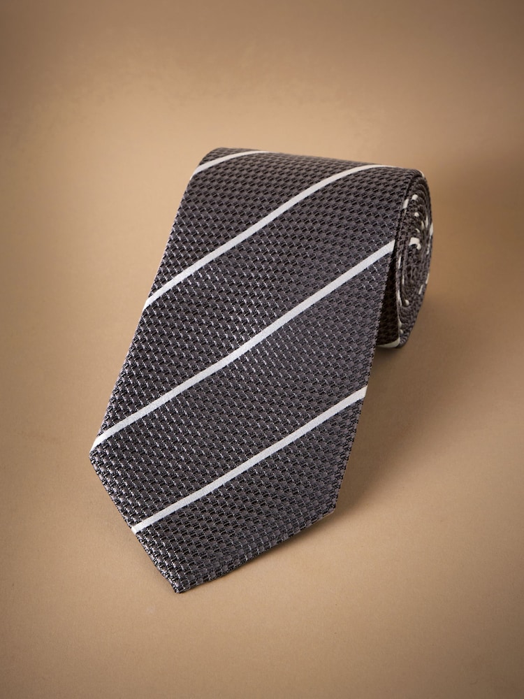Red Italian Silk Design Tie - Image 1 of 3 Red Italian Silk Design Tie - Image 1 of 3