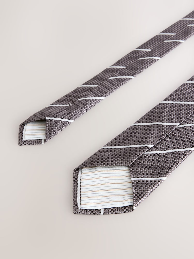 Rojo - Italian Silk Design Tie - Imagen 3 de 3