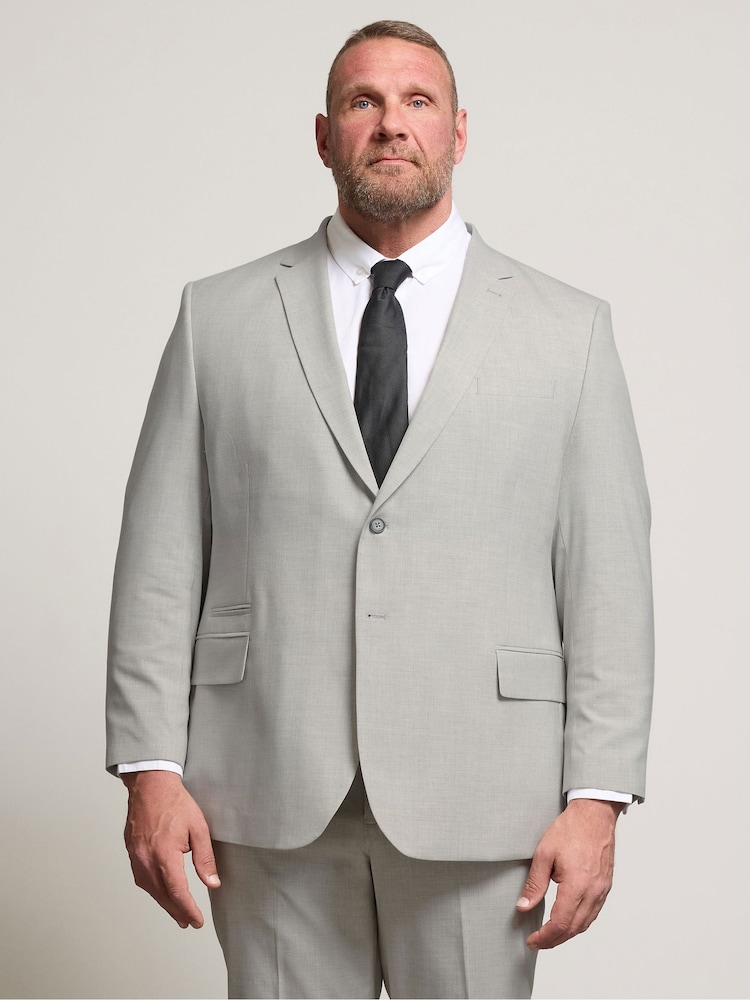 BadRhino Big & Tall Grey Suit Jacket - Image 1 of 7