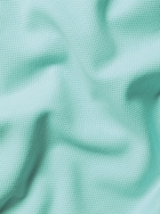 Charles Tyrwhitt Green Short Sleeve Smart Pique Polo Shirt - Image 5 of 5