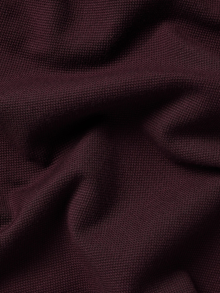 Charles Tyrwhitt Red Short Sleeve Smart Pique Polo Shirt - Image 5 of 5