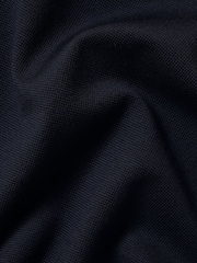 Charles Tyrwhitt BlueNavy Short Sleeve Smart Pique Polo Shirt - Image 5 of 5