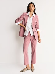 Light Pink Sculpting Tailored Slim Trousers - Image 1 of 6