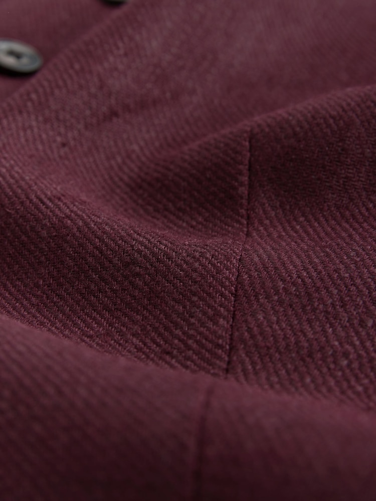 Wine Linen Rich Waistcoat - Image 9 of 9