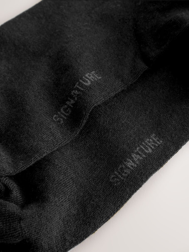 Svart - Modal med kashmir Signature-strumpor 4 Pack - Bild 4 av 4 Svart - Modal med kashmir Signature-strumpor 4 Pack - Bild 4 av 4