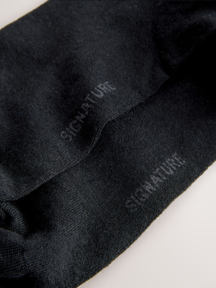 Schwarz - Modal with Cashmere Signature Socks 4 Pack - Bild 5 von 5